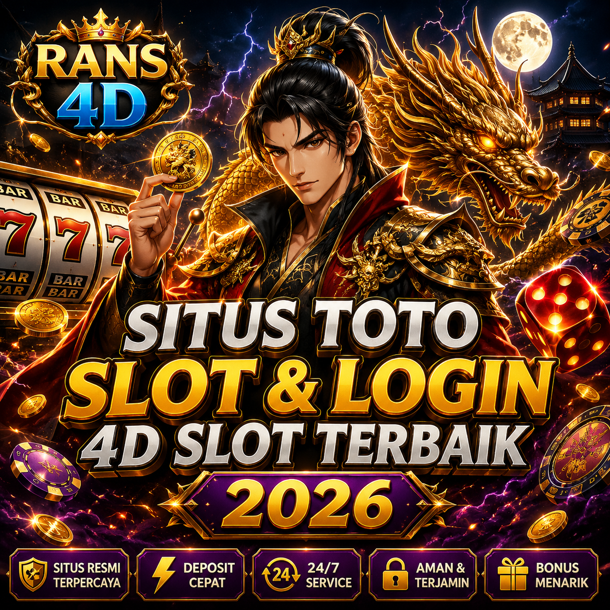 RANS4D : Situs Toto Slot & Login 4D Slot Terbaik 2025 dengan Bonus Maxwin Terbesar