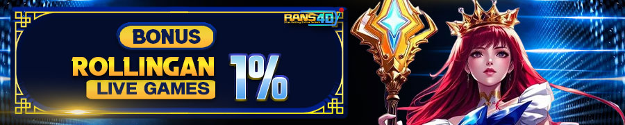 BONUS ROLLINGAN UPTO 1% (LIVEGAMES)