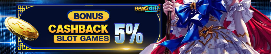 BBONUS CASHBACK 5% (SLOT GAMES)